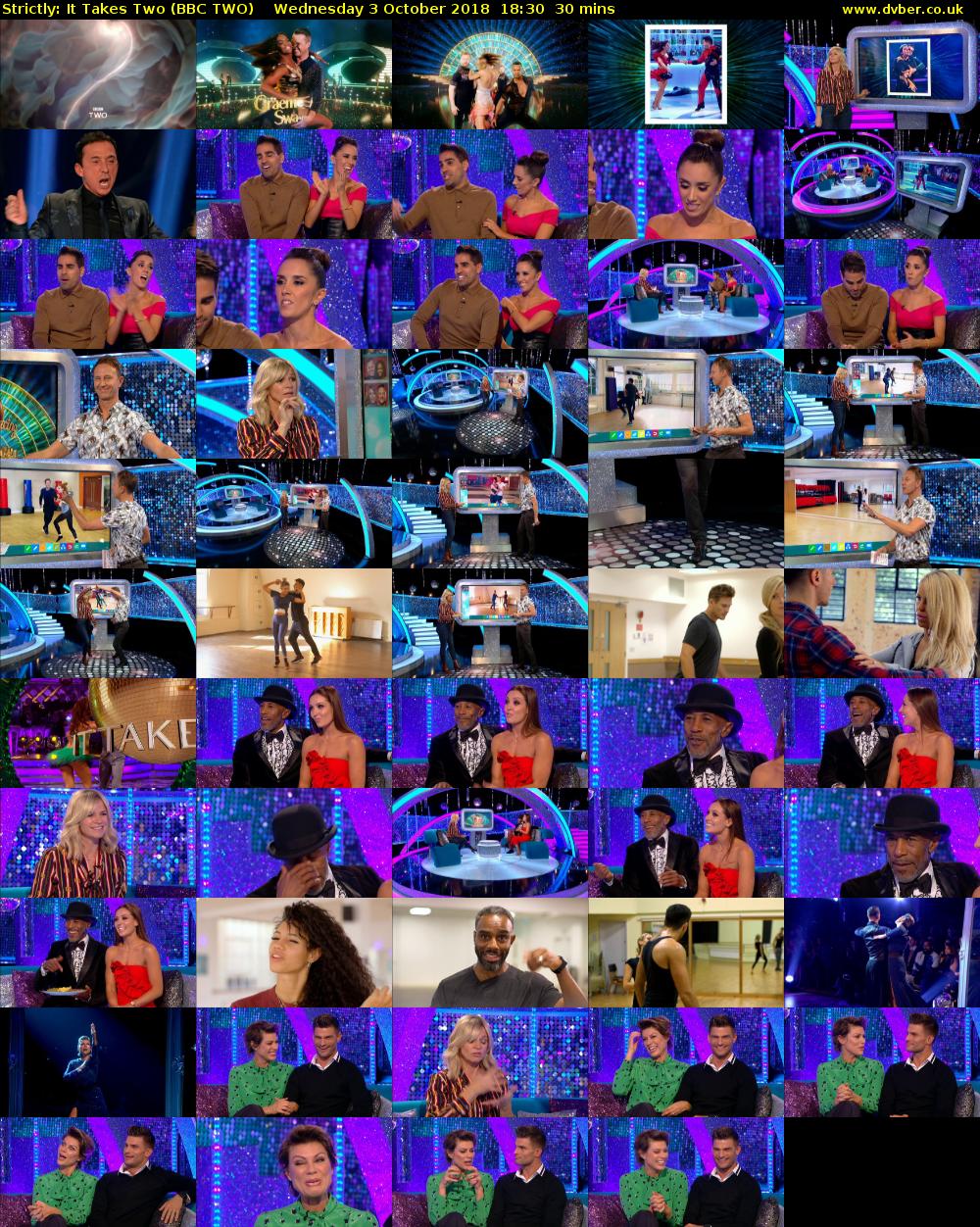 Strictly: It Takes Two (BBC TWO) Wednesday 3 October 2018 18:30 - 19:00