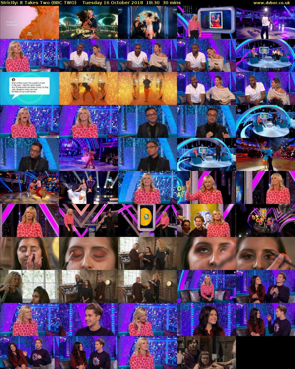 Strictly: It Takes Two (BBC TWO) Tuesday 16 October 2018 18:30 - 19:00