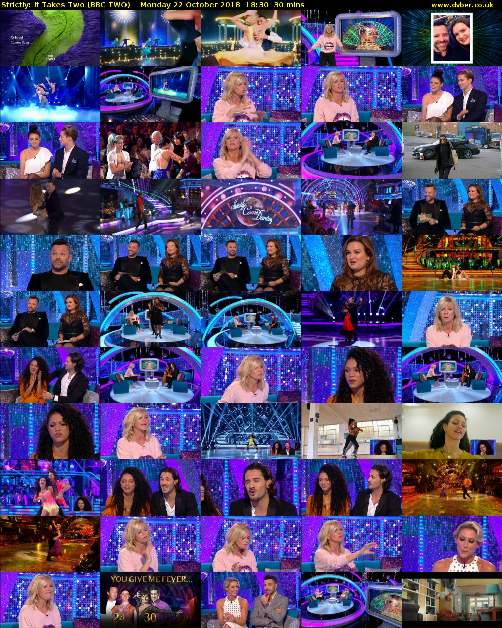 Strictly: It Takes Two (BBC TWO) Monday 22 October 2018 18:30 - 19:00