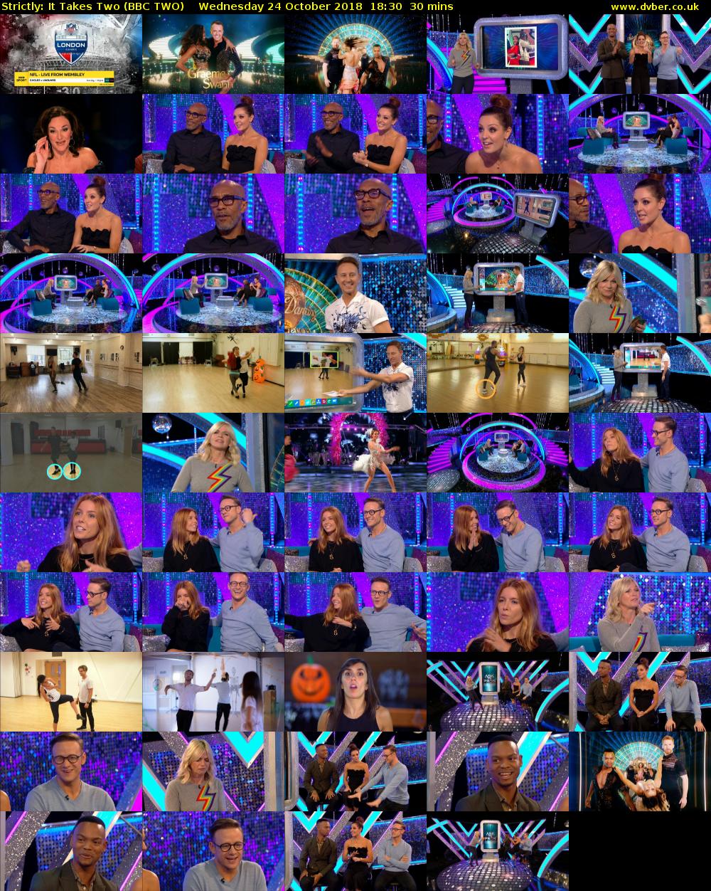 Strictly: It Takes Two (BBC TWO) Wednesday 24 October 2018 18:30 - 19:00