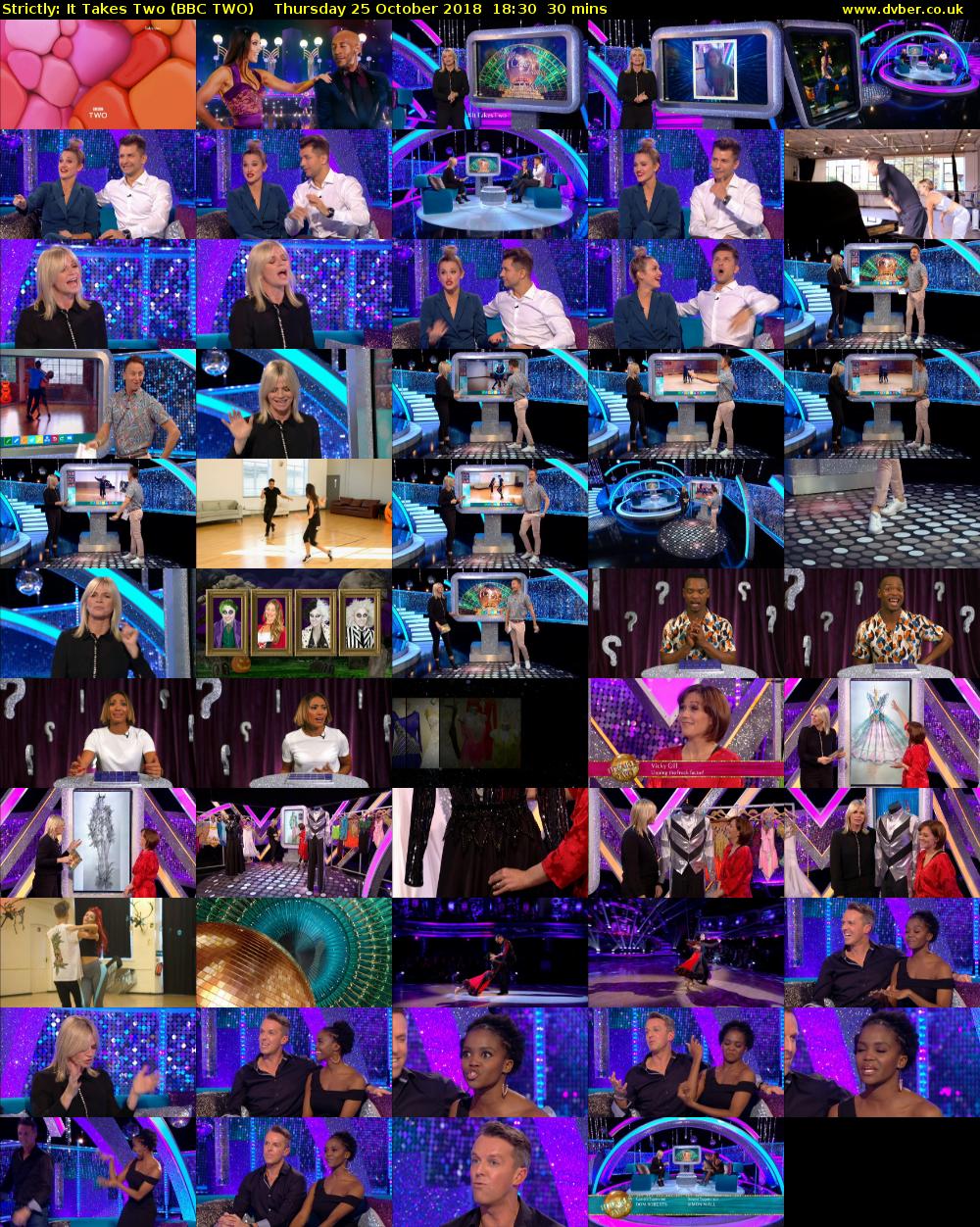 Strictly: It Takes Two (BBC TWO) Thursday 25 October 2018 18:30 - 19:00