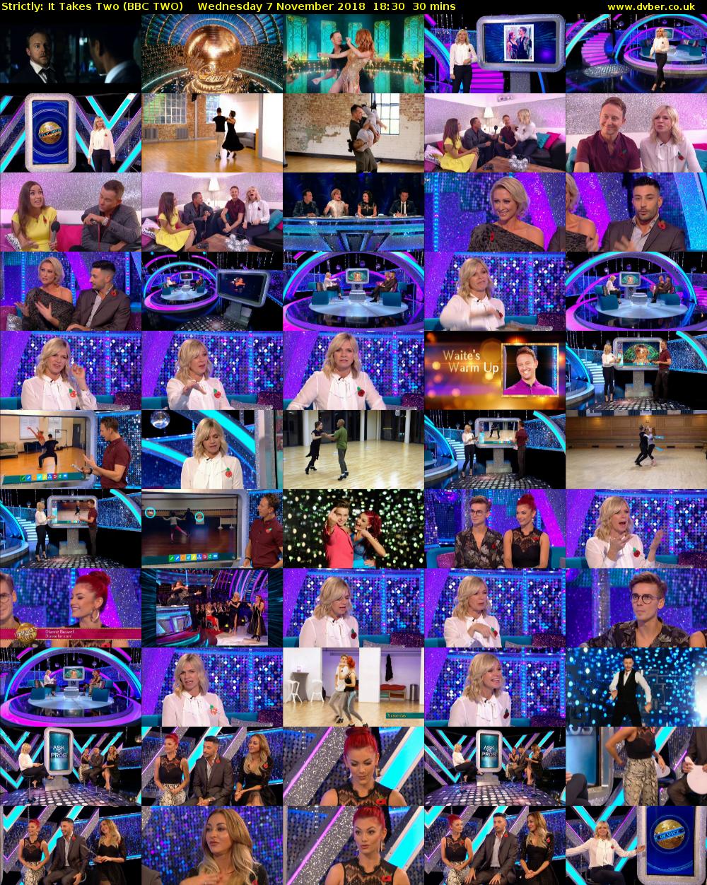 Strictly: It Takes Two (BBC TWO) Wednesday 7 November 2018 18:30 - 19:00