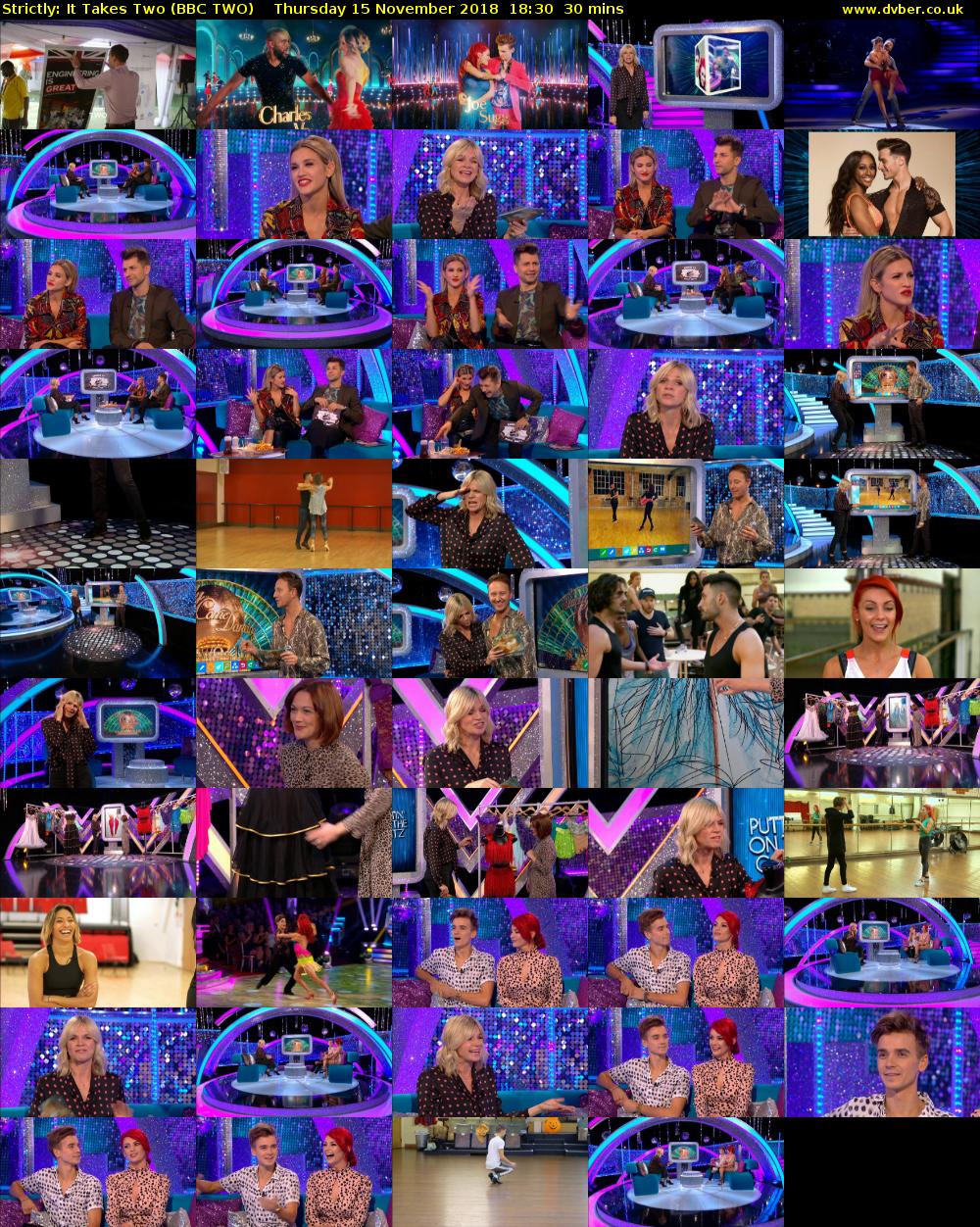 Strictly: It Takes Two (BBC TWO) Thursday 15 November 2018 18:30 - 19:00
