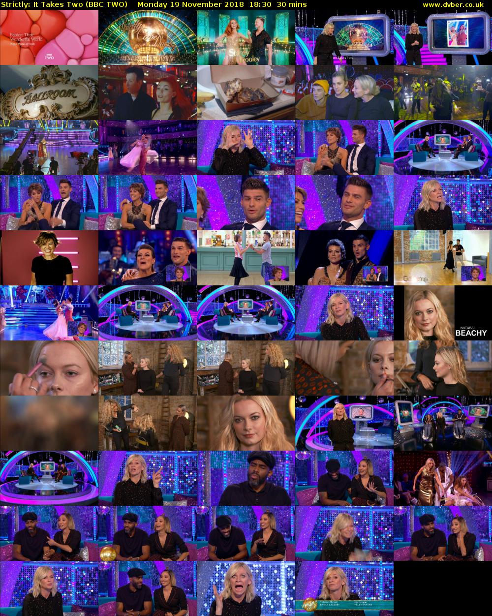Strictly: It Takes Two (BBC TWO) Monday 19 November 2018 18:30 - 19:00