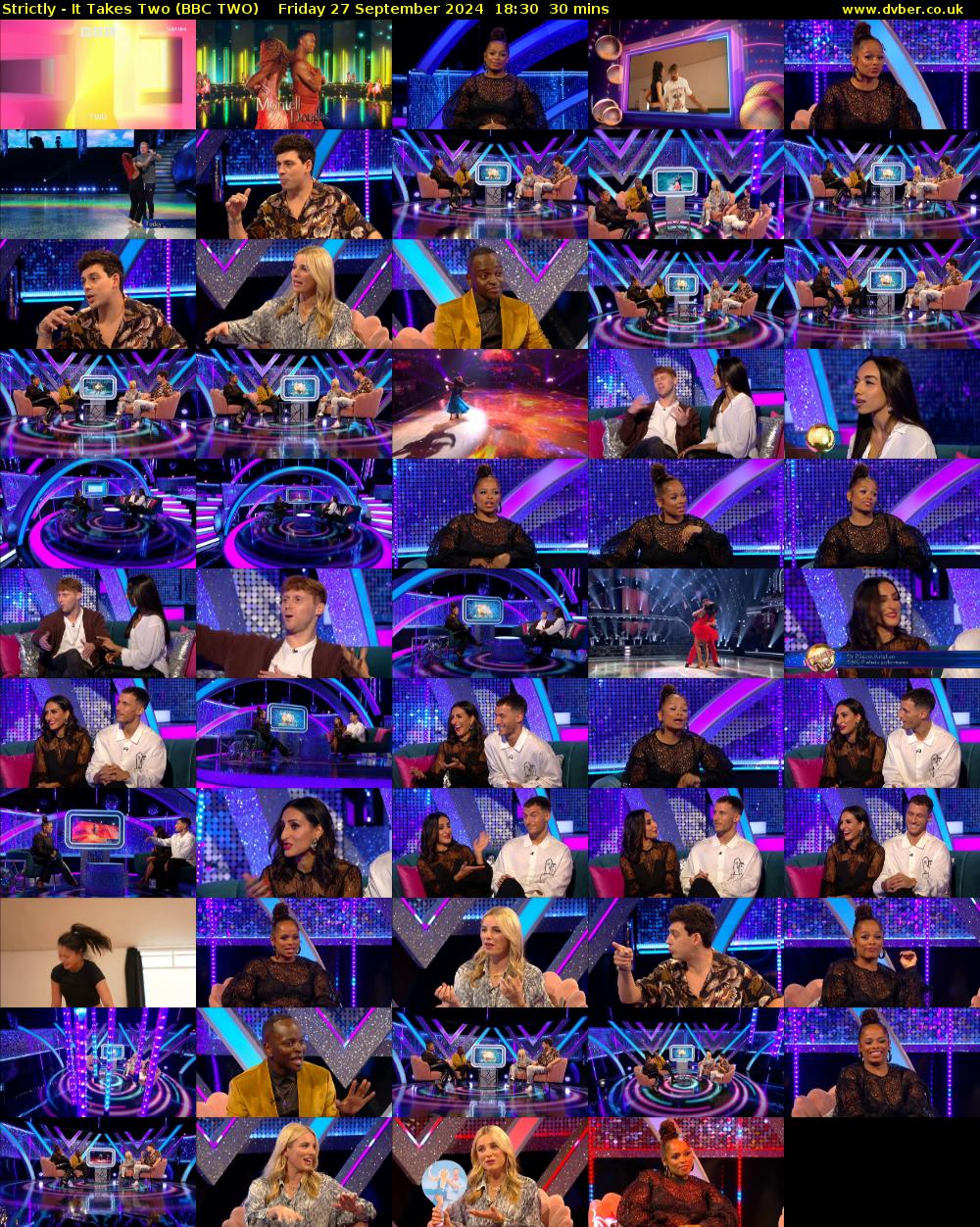 Strictly - It Takes Two (BBC TWO) Friday 27 September 2024 18:30 - 19:00