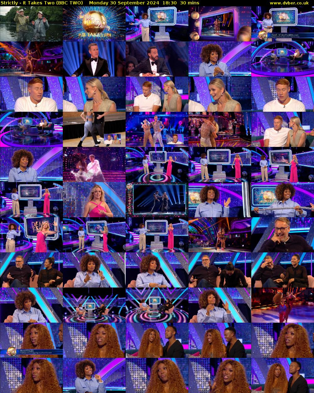 Strictly - It Takes Two (BBC TWO) Monday 30 September 2024 18:30 - 19:00