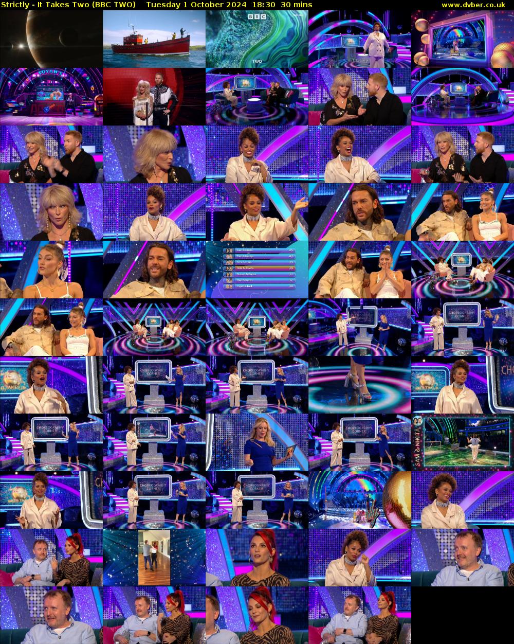 Strictly - It Takes Two (BBC TWO) Tuesday 1 October 2024 18:30 - 19:00