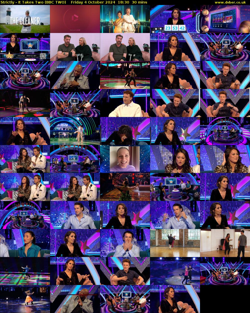 Strictly - It Takes Two (BBC TWO) Friday 4 October 2024 18:30 - 19:00