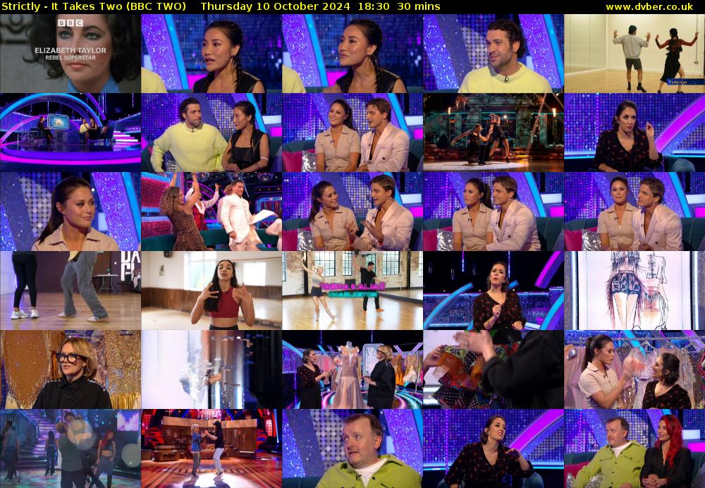 Strictly - It Takes Two (BBC TWO) Thursday 10 October 2024 18:30 - 19:00
