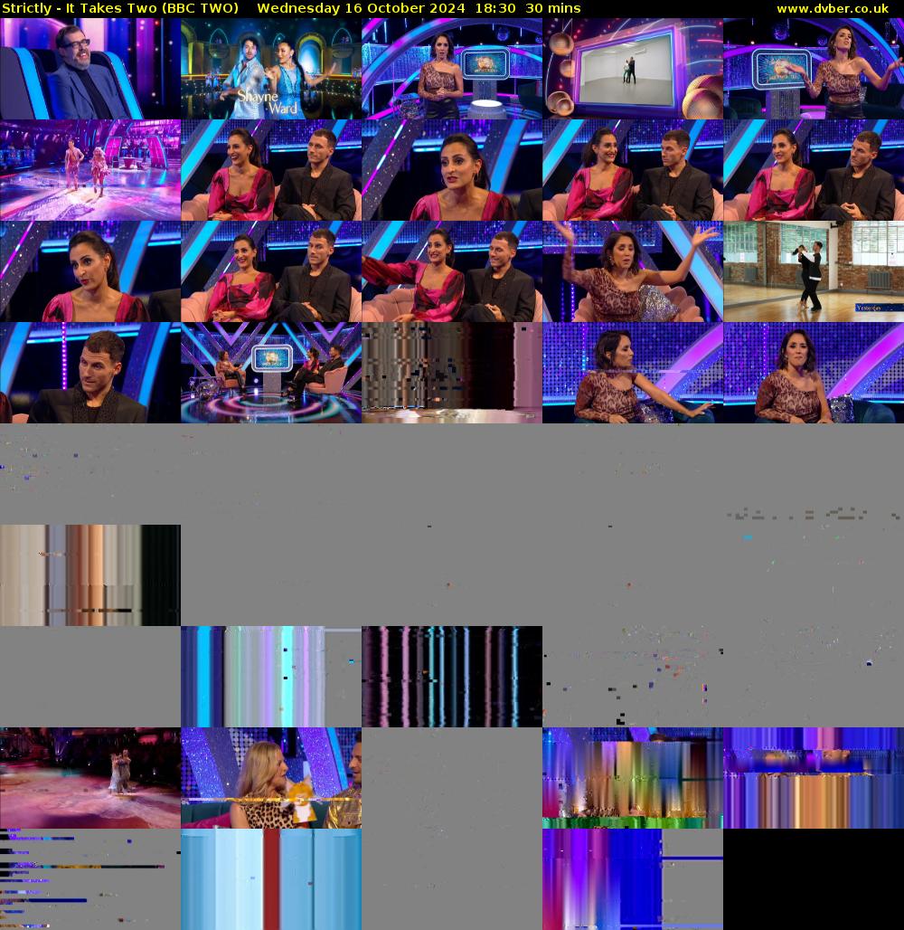 Strictly - It Takes Two (BBC TWO) Wednesday 16 October 2024 18:30 - 19:00