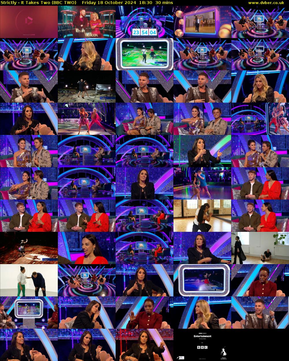Strictly - It Takes Two (BBC TWO) Friday 18 October 2024 18:30 - 19:00