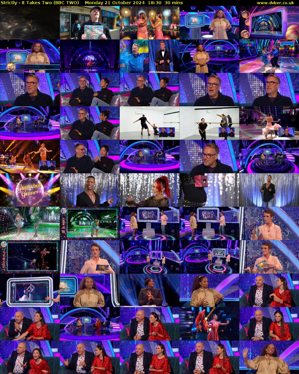 Strictly - It Takes Two (BBC TWO) Monday 21 October 2024 18:30 - 19:00