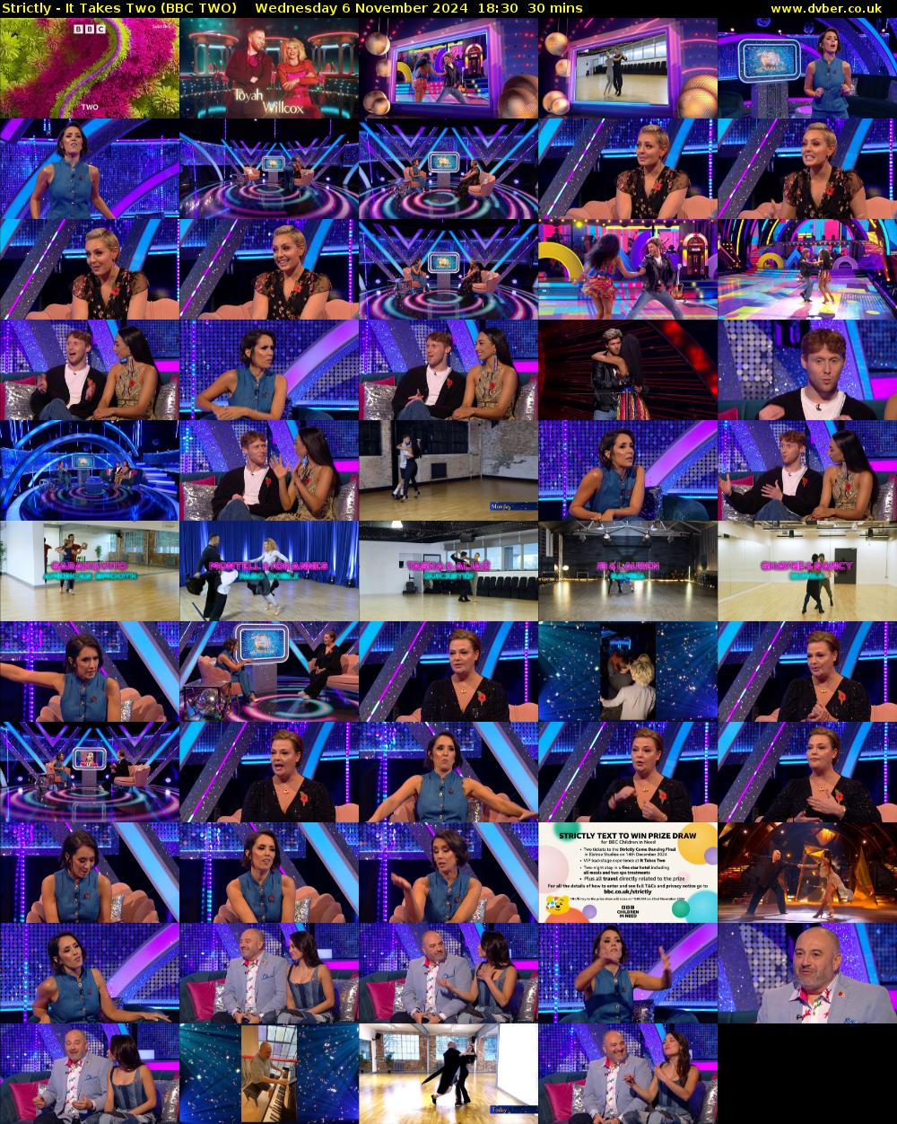 Strictly - It Takes Two (BBC TWO) Wednesday 6 November 2024 18:30 - 19:00