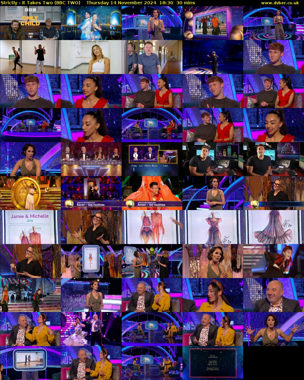 Strictly - It Takes Two (BBC TWO) Thursday 14 November 2024 18:30 - 19:00