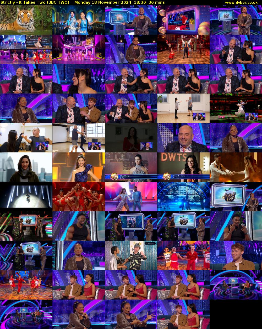 Strictly - It Takes Two (BBC TWO) Monday 18 November 2024 18:30 - 19:00