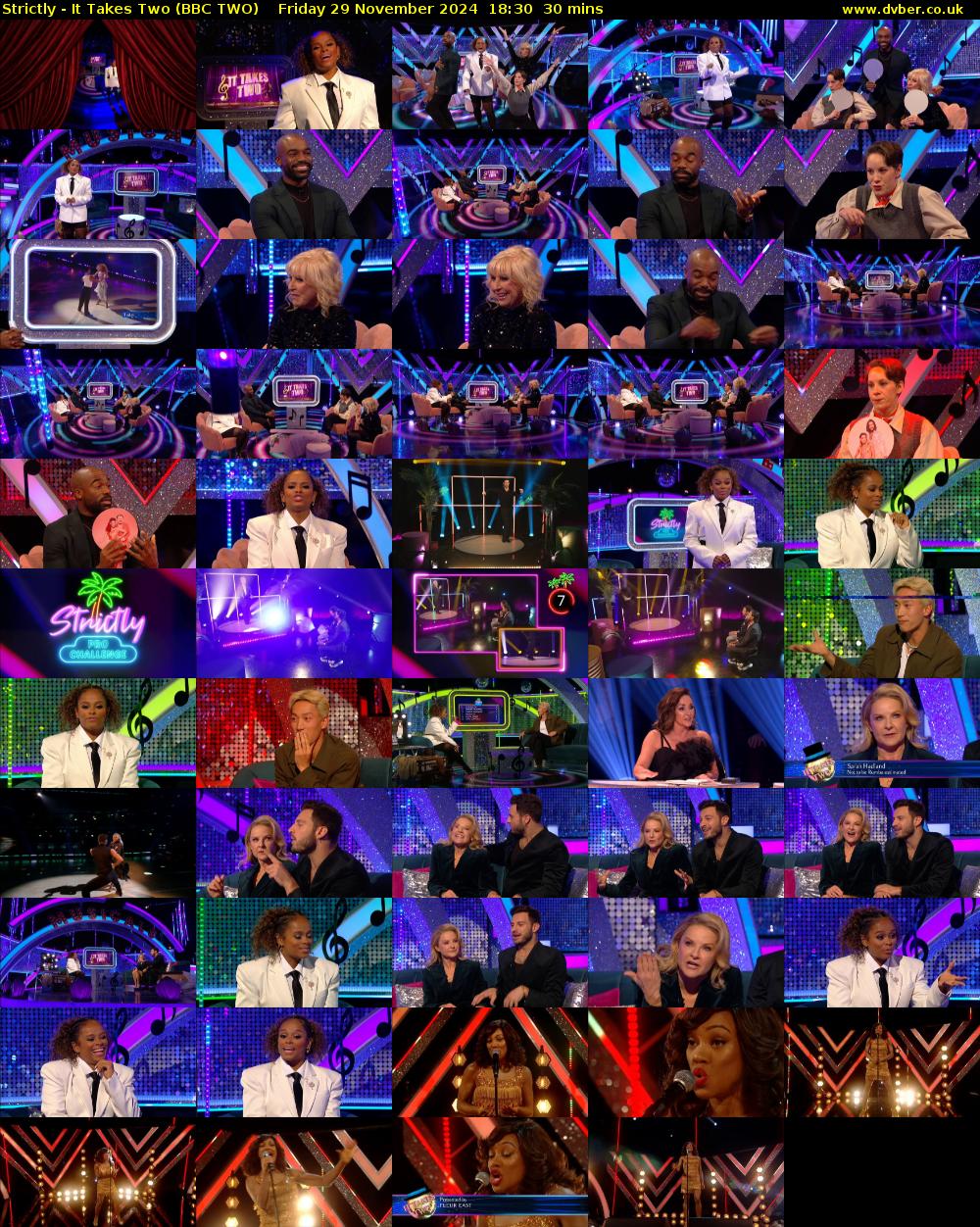 Strictly - It Takes Two (BBC TWO) Friday 29 November 2024 18:30 - 19:00