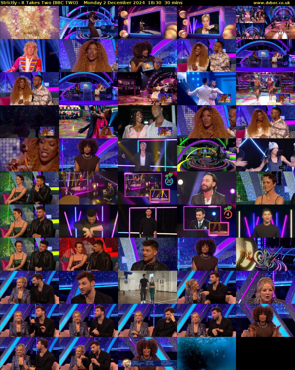 Strictly - It Takes Two (BBC TWO) Monday 2 December 2024 18:30 - 19:00