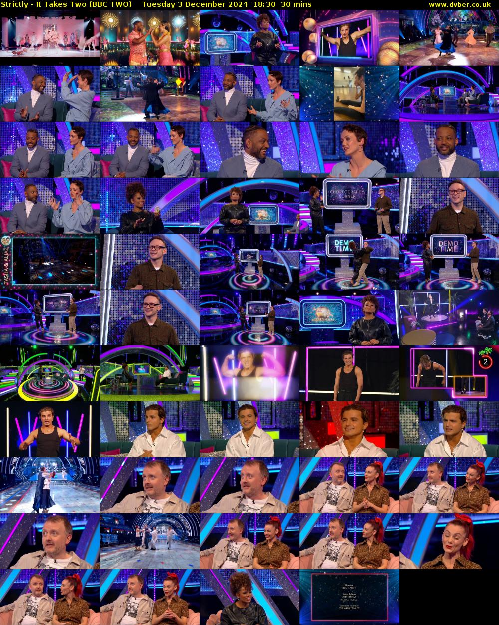 Strictly - It Takes Two (BBC TWO) Tuesday 3 December 2024 18:30 - 19:00