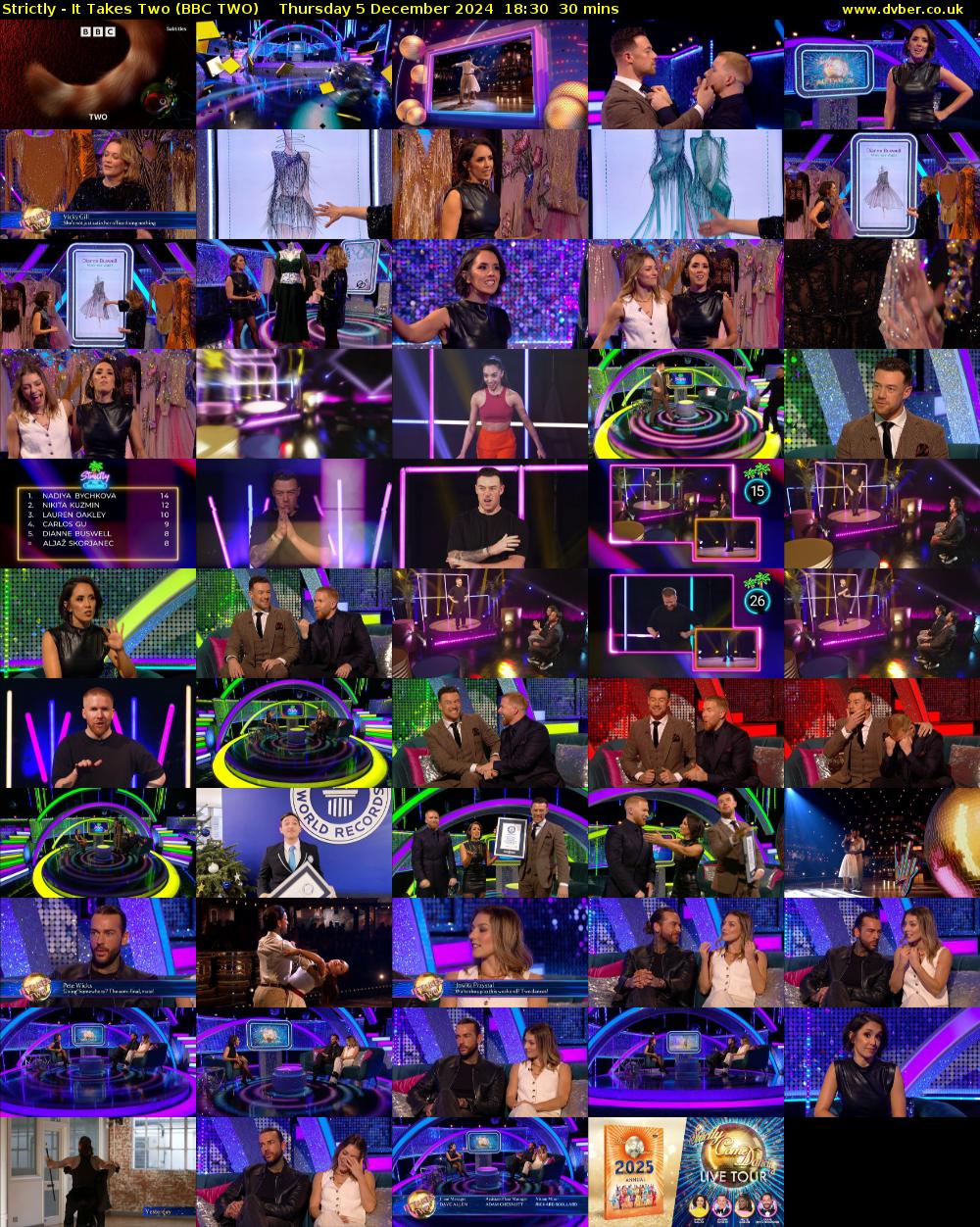 Strictly - It Takes Two (BBC TWO) Thursday 5 December 2024 18:30 - 19:00