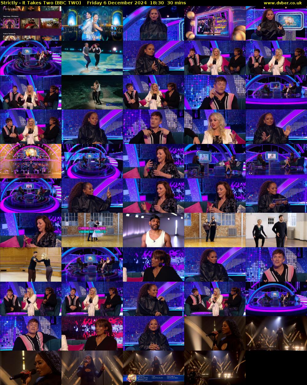 Strictly - It Takes Two (BBC TWO) Friday 6 December 2024 18:30 - 19:00