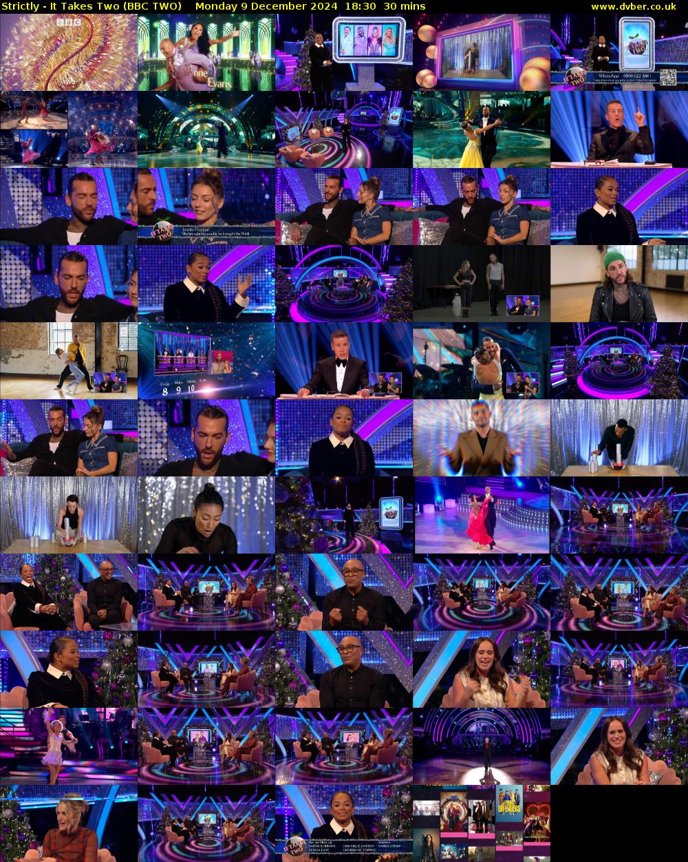 Strictly - It Takes Two (BBC TWO) Monday 9 December 2024 18:30 - 19:00