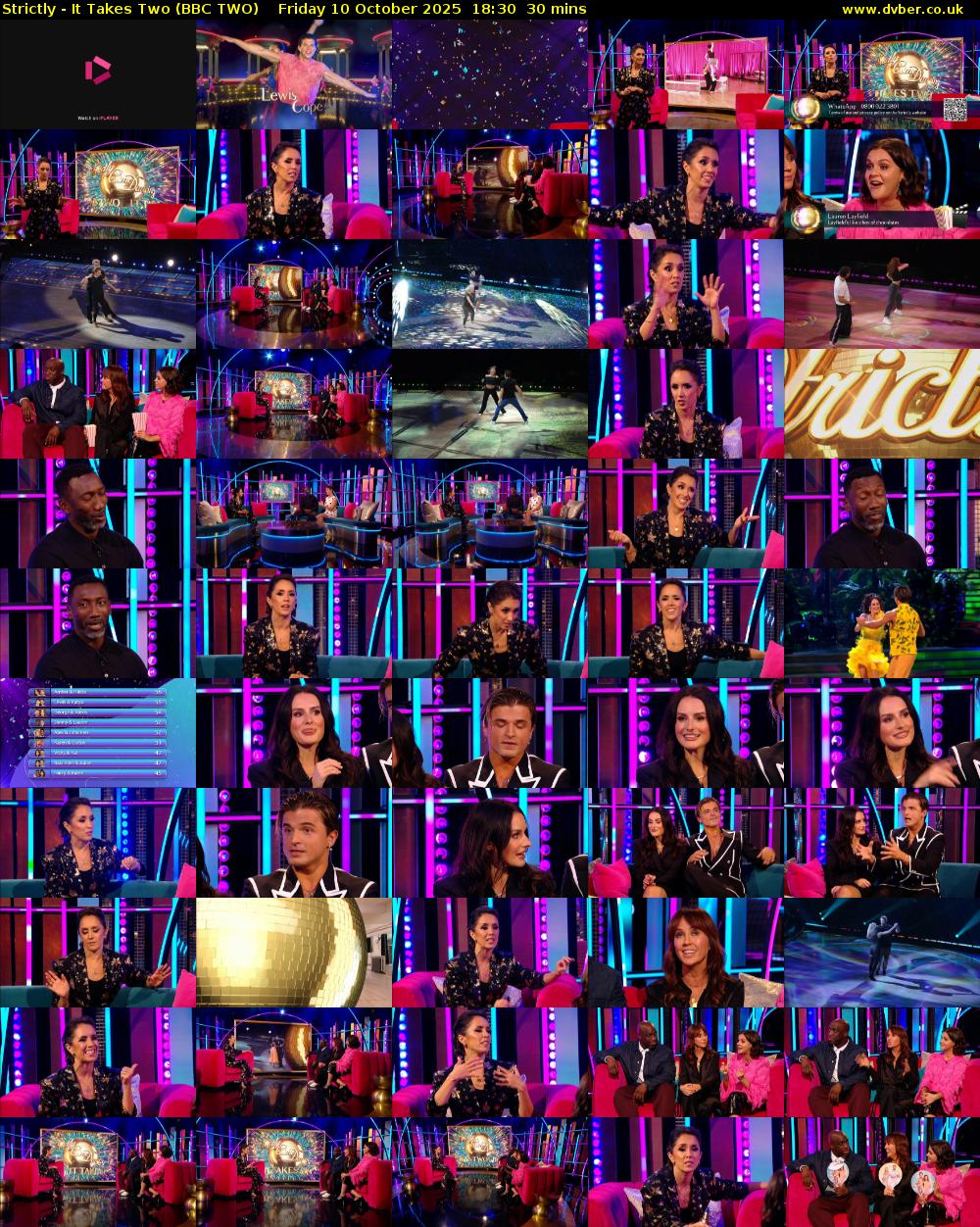 Strictly - It Takes Two (BBC TWO) Friday 10 October 2025 18:30 - 19:00