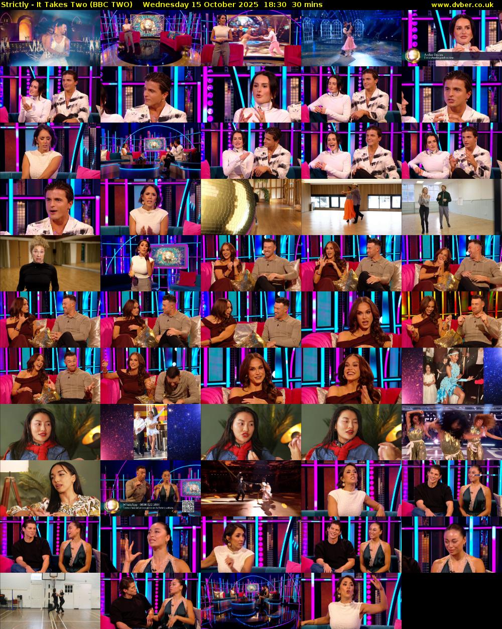 Strictly - It Takes Two (BBC TWO) Wednesday 15 October 2025 18:30 - 19:00