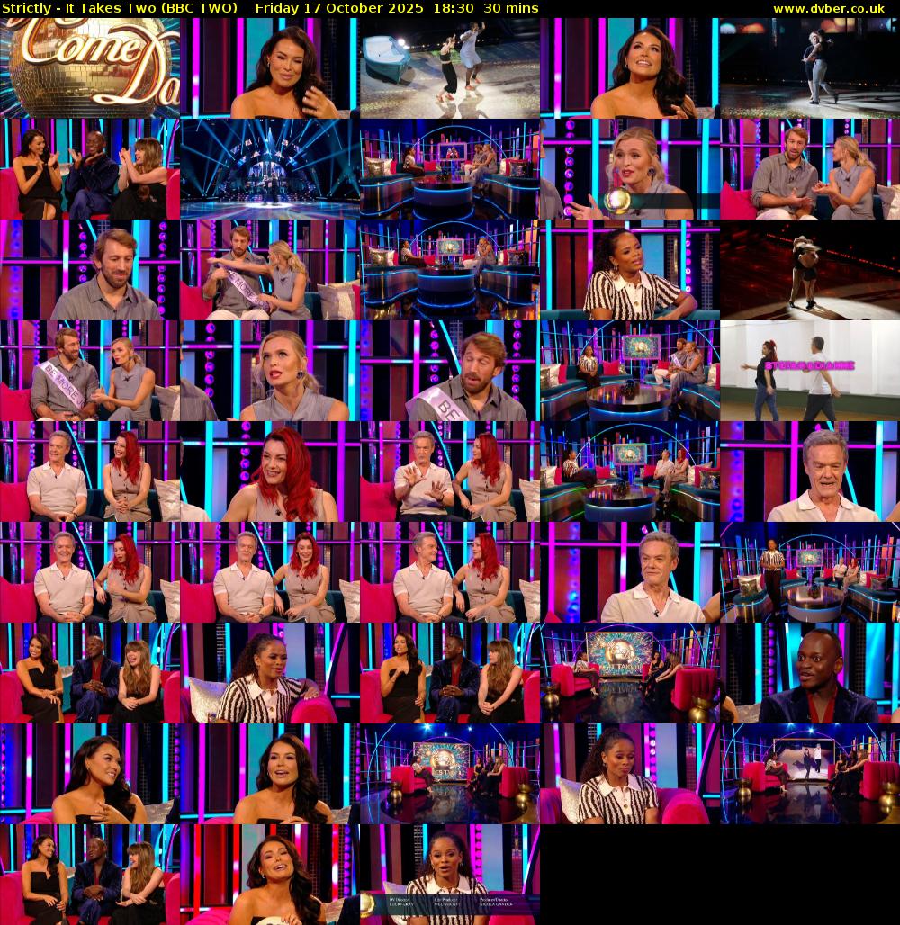 Strictly - It Takes Two (BBC TWO) Friday 17 October 2025 18:30 - 19:00