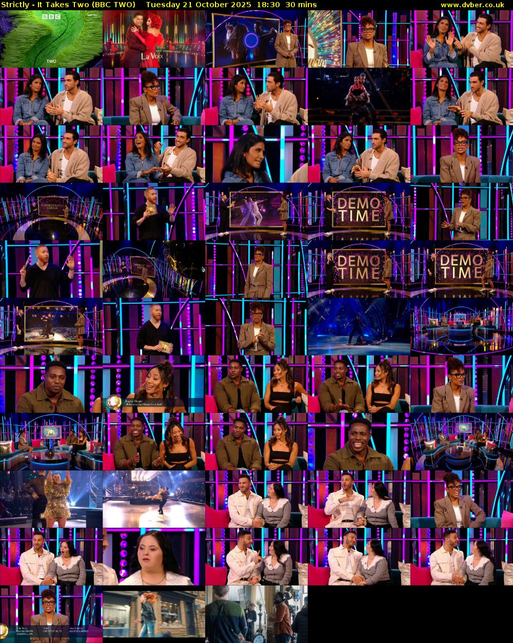 Strictly - It Takes Two (BBC TWO) Tuesday 21 October 2025 18:30 - 19:00