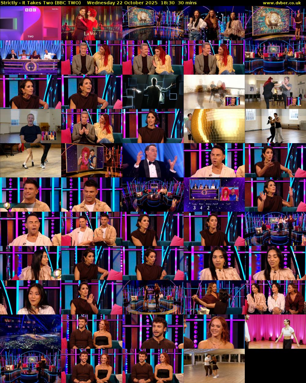 Strictly - It Takes Two (BBC TWO) Wednesday 22 October 2025 18:30 - 19:00