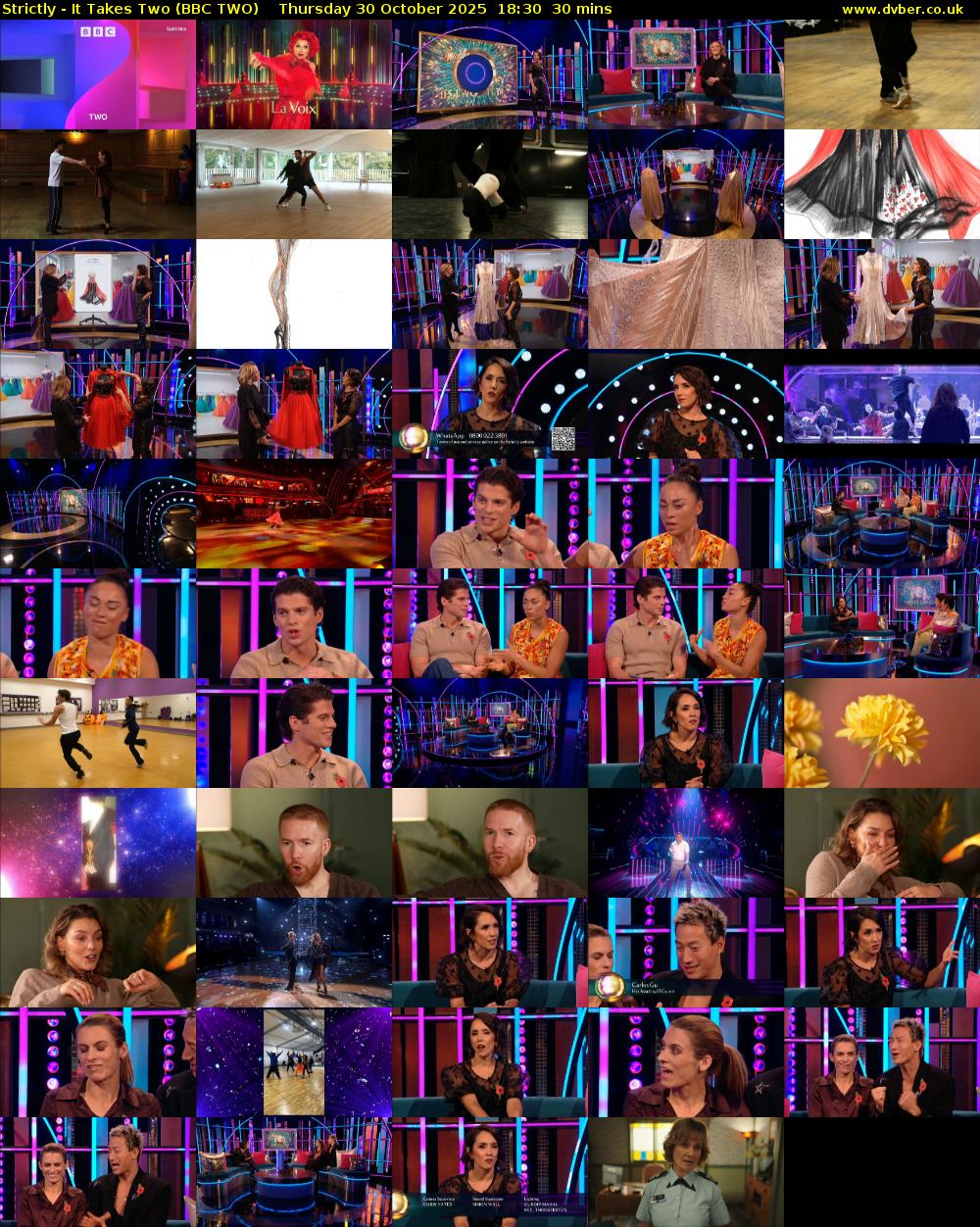 Strictly - It Takes Two (BBC TWO) Thursday 30 October 2025 18:30 - 19:00