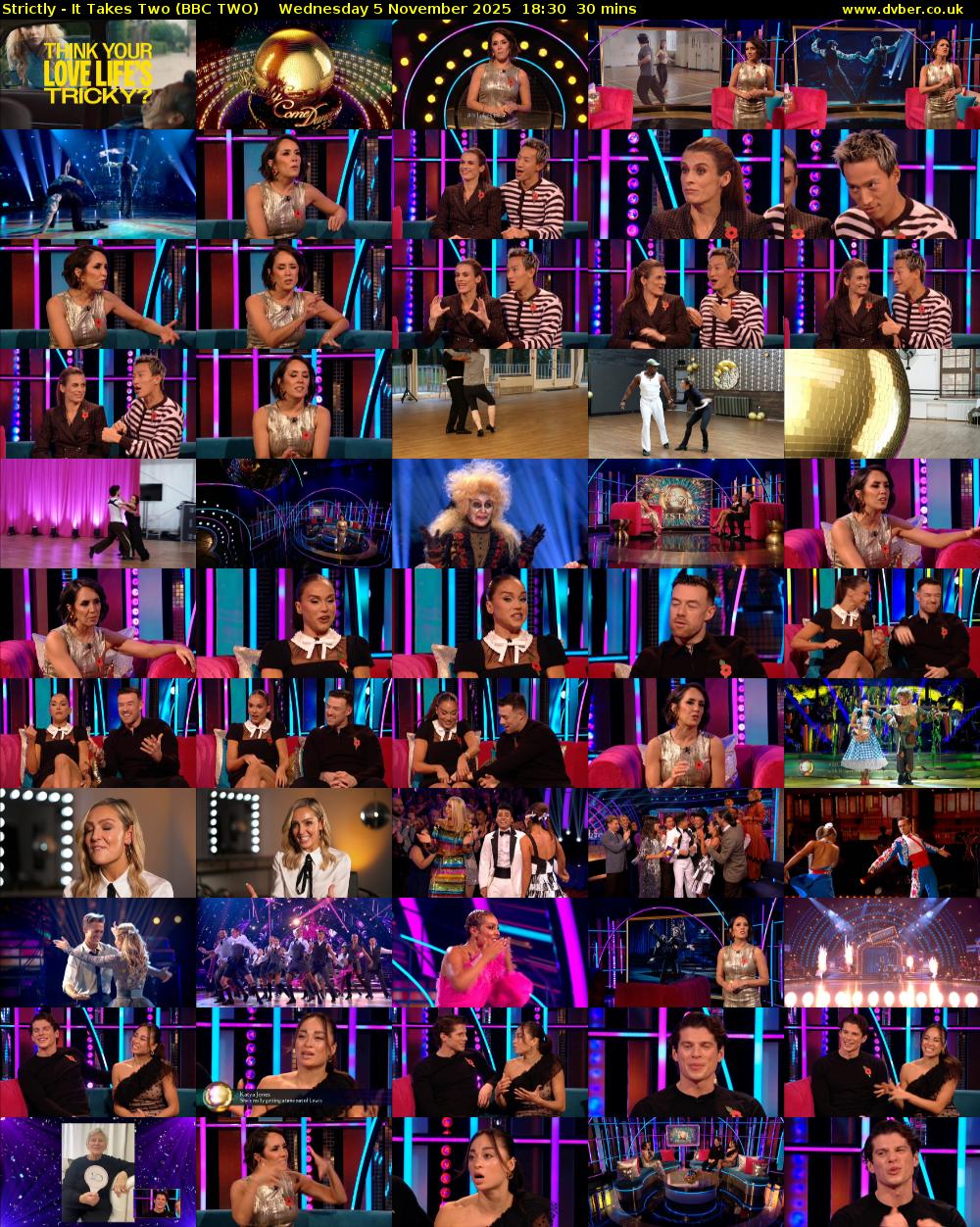 Strictly - It Takes Two (BBC TWO) Wednesday 5 November 2025 18:30 - 19:00