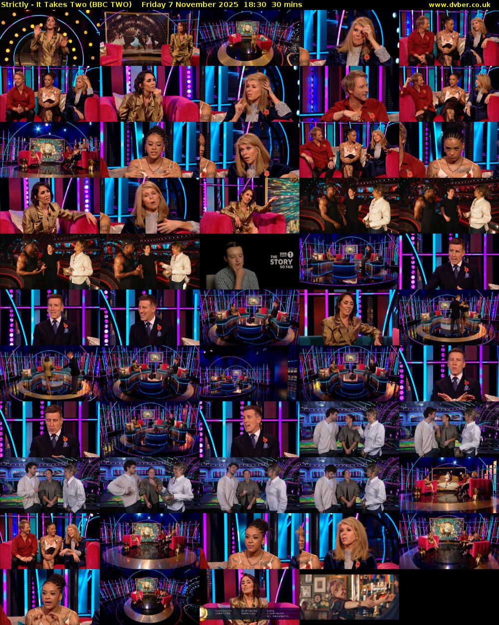 Strictly - It Takes Two (BBC TWO) Friday 7 November 2025 18:30 - 19:00