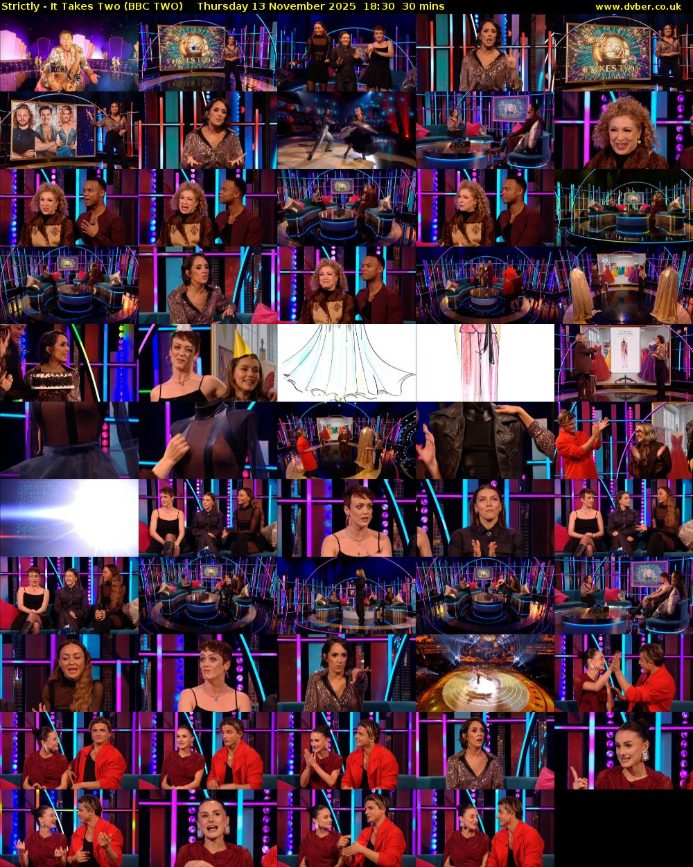 Strictly - It Takes Two (BBC TWO) Thursday 13 November 2025 18:30 - 19:00