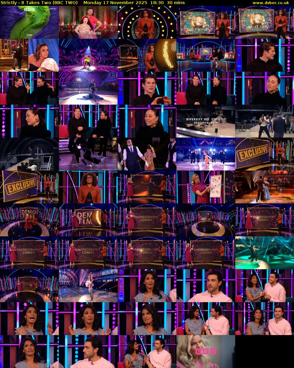 Strictly - It Takes Two (BBC TWO) Monday 17 November 2025 18:30 - 19:00