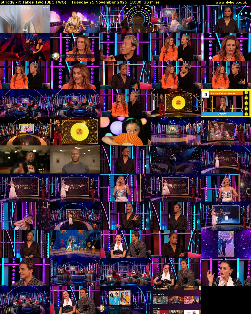 Strictly - It Takes Two (BBC TWO) Tuesday 25 November 2025 18:30 - 19:00