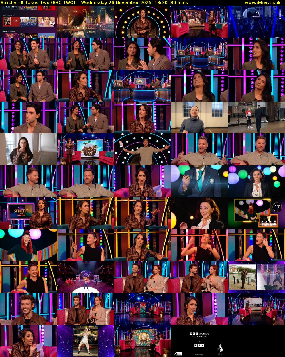 Strictly - It Takes Two (BBC TWO) Wednesday 26 November 2025 18:30 - 19:00