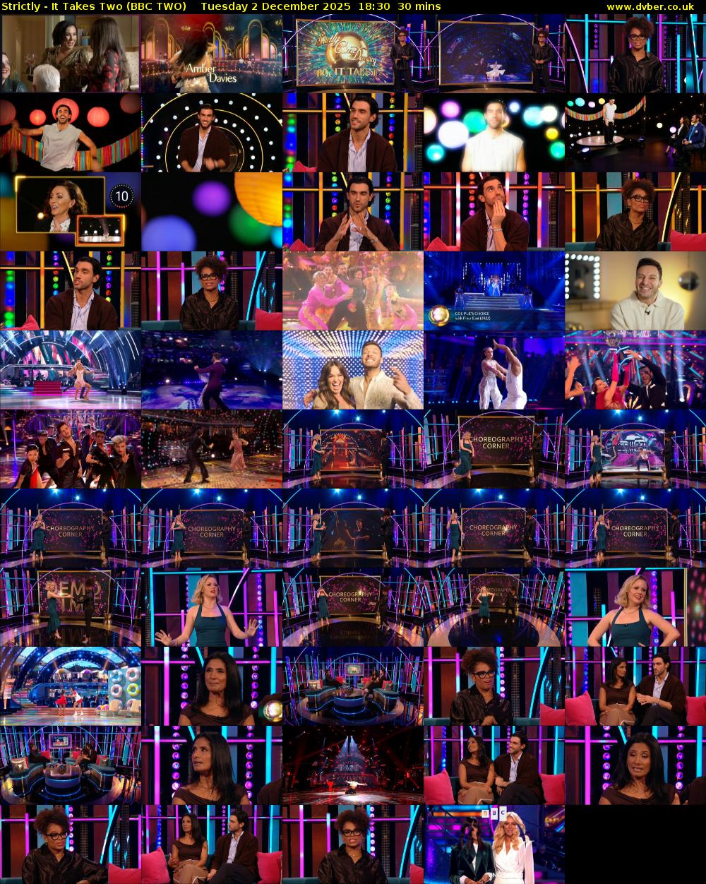 Strictly - It Takes Two (BBC TWO) Tuesday 2 December 2025 18:30 - 19:00