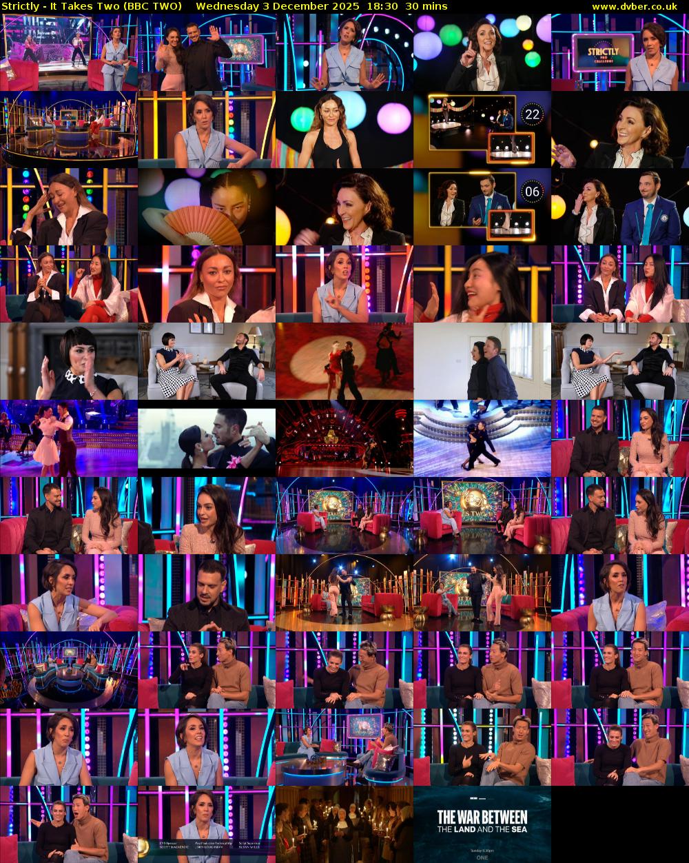 Strictly - It Takes Two (BBC TWO) Wednesday 3 December 2025 18:30 - 19:00