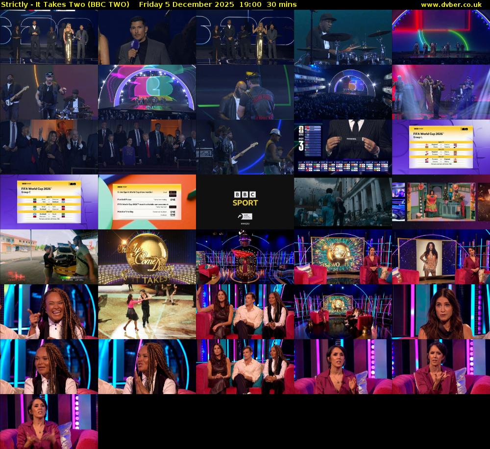 Strictly - It Takes Two (BBC TWO) Friday 5 December 2025 19:00 - 19:30