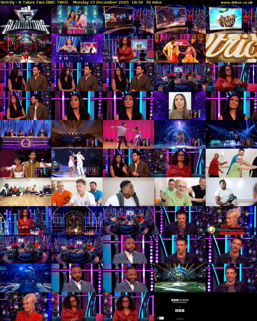 Strictly - It Takes Two (BBC TWO) Monday 15 December 2025 18:30 - 19:00