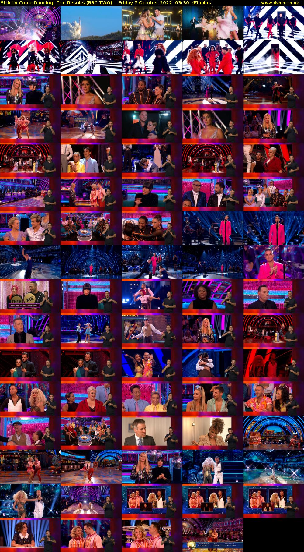 Strictly Come Dancing: The Results (BBC TWO) Friday 7 October 2022 03:30 - 04:15