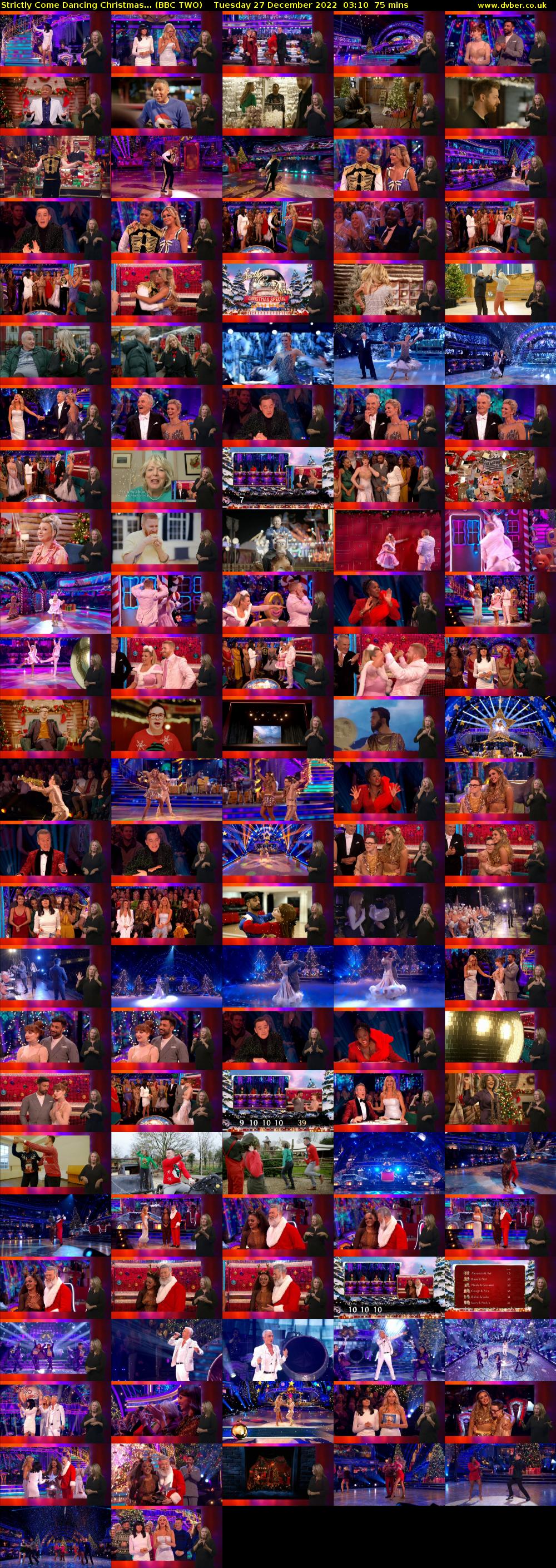 Strictly Come Dancing Christmas... (BBC TWO) Tuesday 27 December 2022 03:10 - 04:25