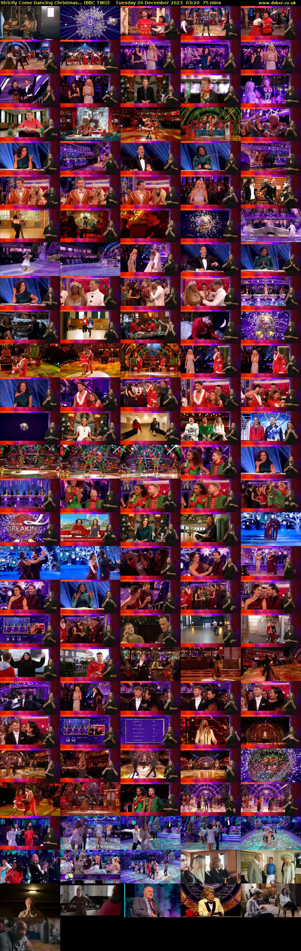 Strictly Come Dancing Christmas... (BBC TWO) Tuesday 26 December 2023 03:20 - 04:35