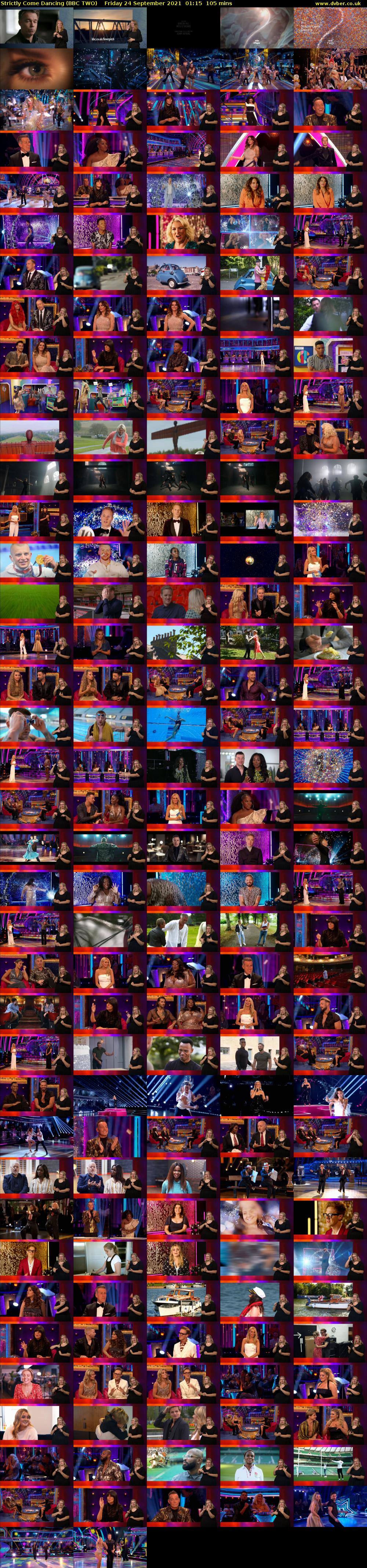 Strictly Come Dancing (BBC TWO) Friday 24 September 2021 01:15 - 03:00