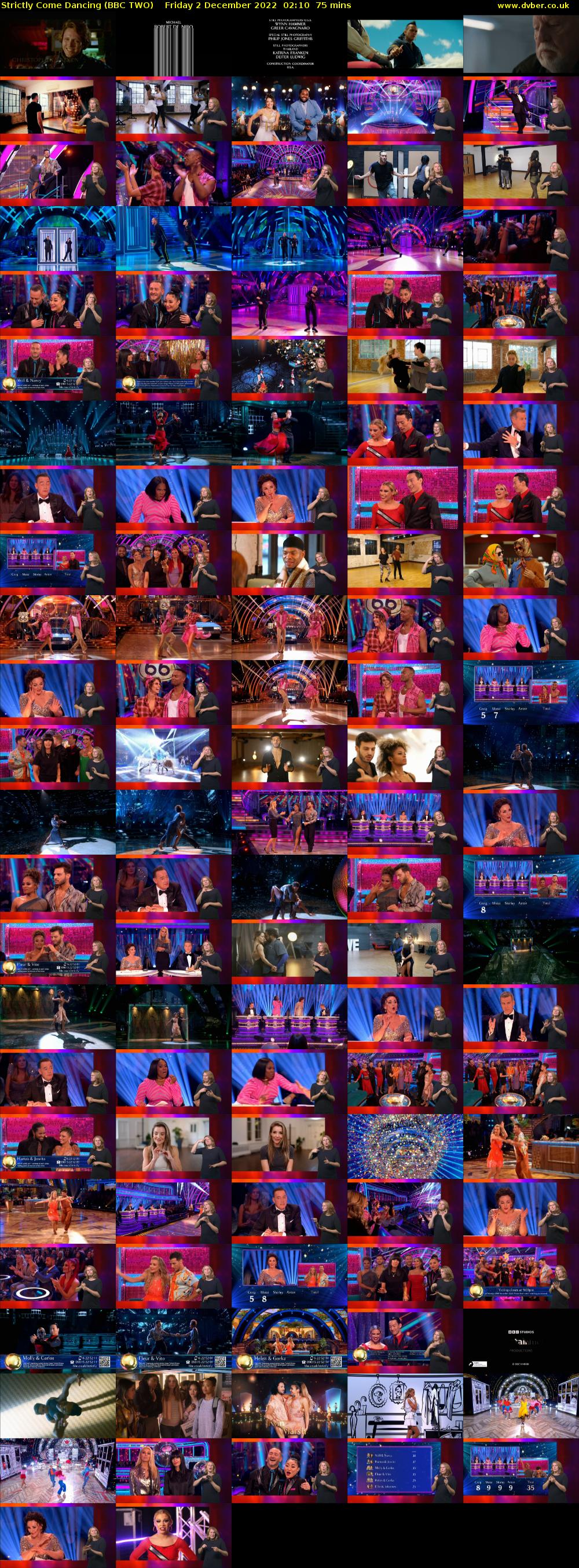 Strictly Come Dancing (BBC TWO) Friday 2 December 2022 02:10 - 03:25