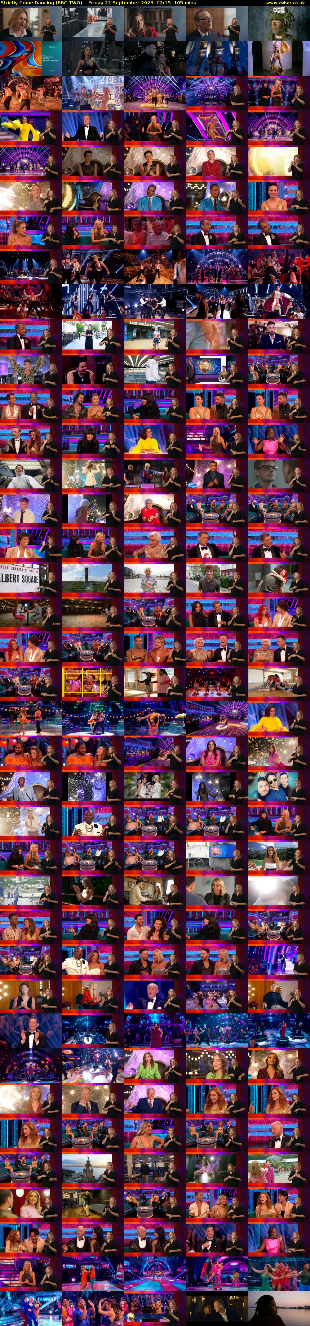 Strictly Come Dancing (BBC TWO) Friday 22 September 2023 02:15 - 04:00