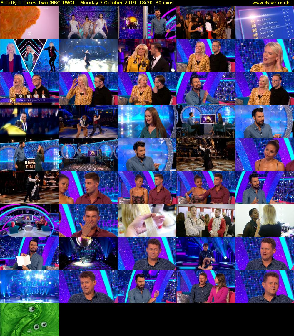 Strictly It Takes Two (BBC TWO) Monday 7 October 2019 18:30 - 19:00