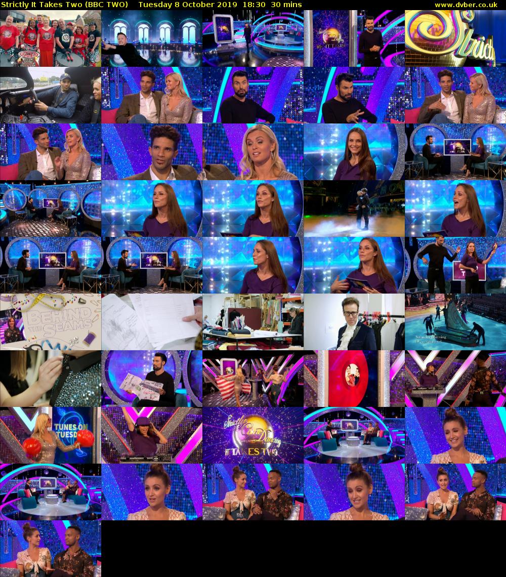 Strictly It Takes Two (BBC TWO) Tuesday 8 October 2019 18:30 - 19:00