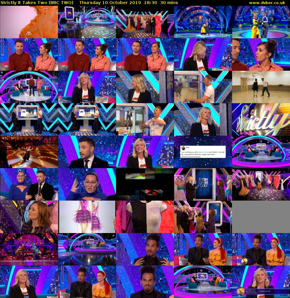 Strictly It Takes Two (BBC TWO) Thursday 10 October 2019 18:30 - 19:00